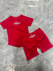 Red Yoga Set