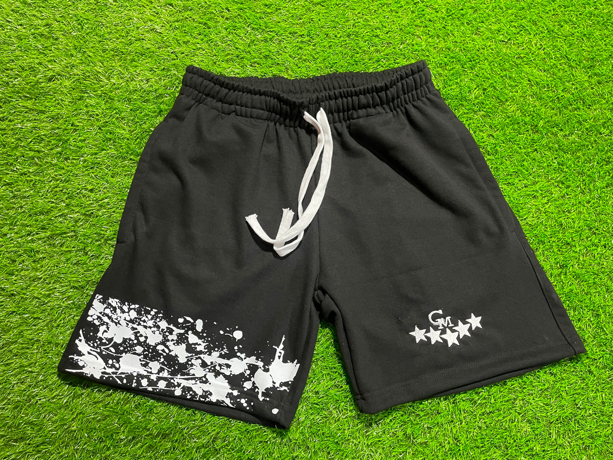 Paint Splatter French Terry Shorts
