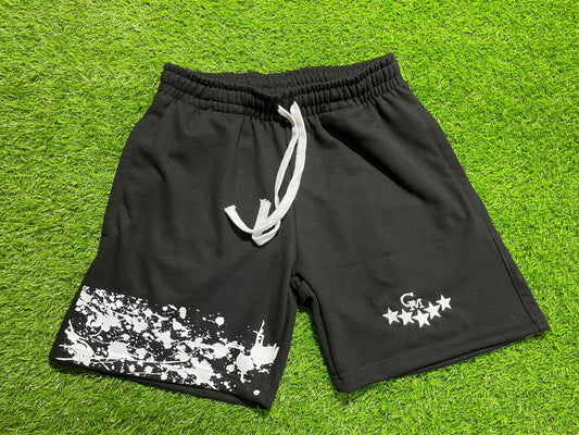 Paint Splatter French Terry Shorts