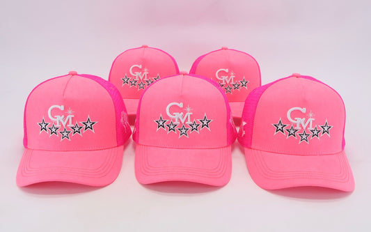 Pink Lemonade CM Logo Suede Trucker Hat