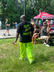 Neon Green Track Pants
