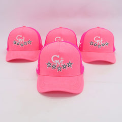 Pink Lemonade CM Logo Suede Trucker Hat