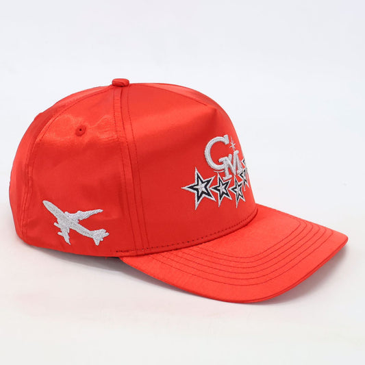 5 Star Fire Engine Red “Worldwide” Baseball Cap