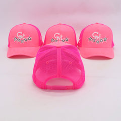 Pink Lemonade CM Logo Suede Trucker Hat