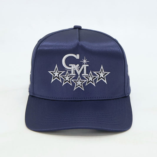 5 Star Navy Blue “Worldwide” Baseball Cap
